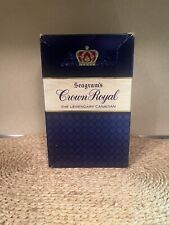 Vintage Collector Bottle Seagrams Crown Royal Fifth 1962 picture