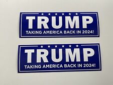 2 TRUMP 2024  bumper stickers sticker MADE IN USA - Save America picture