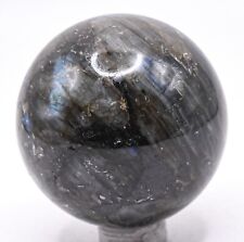 48mm 165g Labradorite Sphere Sparkling Feldspar Gemstone Mineral Ball Madagascar picture