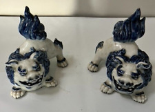 Vintage Japanese Ceramic Foo Dogs c. early 20th century picture