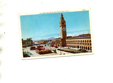 1929  THE FERRY BUILDING SAN FRANCISCO CALIFORNIA  POSTCARD picture