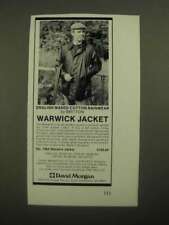 1987 David Morgan Britton Warwick Jacket Ad picture