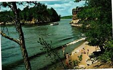 Vintage Postcard- Upper Dells of the Wisconsin River, Wisconsin Dells, WI 1960s picture