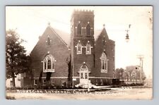 Barron WI-Wisconsin RPPC, Norwegian Lutheran Church, Real Photo c1910 Postcard picture