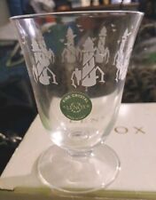 Set Of 4 Lenox Fine Crystal Wine Glasses Made In Italy picture