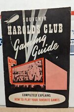 1949 Souvenir Harolds Club Gaming Guide How To Play Your Favorite Games Reno NV picture