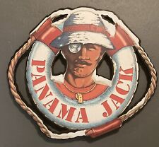 Vintage Panama Jack Advertising Sign, 80's Original, Rare-LARGE picture