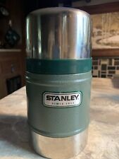 Stanley: Classic Stainless Steel Thermos; 17 oz. Vacuum Food / Bev. Jar Green picture