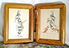 J D ROYBAL San Ildefonso Pueblo Deer Dancer drawings picture