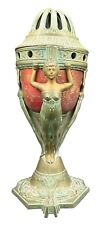 VTG Vantine's French Art Nouveau Deco Incense Burner Ladies Pedestal 1282 Rare picture