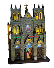 Lemax St. Patrick's Cathedral Facade Famous Church Essex Street Tabletop Hanging picture
