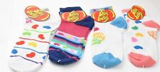 Jelly Belly Socks Jelly Bean Socks Pastel Size 9-11 Rainbow Hosiery Feet 4 Pairs picture