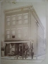 1880's Buffalo NY Store, Large Photograph, Vintage Antique, Genesee St. picture