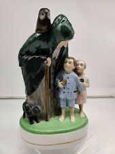 Vintage 1921 Fraureuth Kunstabteilung Hansel And Gretel With Witch Ceramic... picture