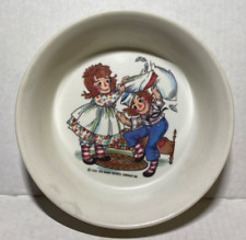 Vintage 1969 Raggedy Ann And Andy The Bobbs-Merrill Co Bowl Oneida Deluxe 3243 picture