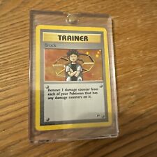 Brock Trainer (15/132) Holo Gym Heroes Pokemon Card FREE P&P picture