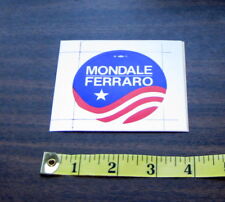 Mondale Ferraro 1984 Presidential Campaign Democratic Party Original Sticker picture