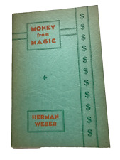 1936 ANTIQUE MONEY FROM MAGIC  MAGIC TRICKS BOOK picture