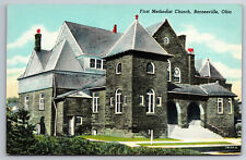 Vintage Postcard OH Barnesville First Methodist Church ~7564 picture