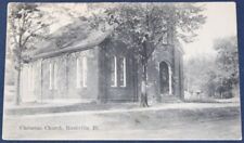 Christian Church, Rushville, IL Postcard 1908 picture