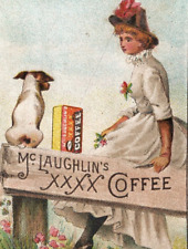 1880s McLaughlin's XXXX Coffee #2 Adorable Dog F136 picture