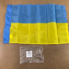 Eder Flag Ukraine 2' X 3' Blue Yellow Nylon Flag NWT picture