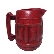 MCM Rubbermaid Commercial Restaurant Pitcher Red 2.5 Qt Pizza Beer 3340 80s 70s picture