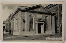 Quakertown Penna, Quakerstown Trust Co by Chas H. Texter Postcard F7 picture