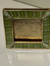 Jay Strongwater Green Picture Frame With Crystals 3 X 3 Inches picture