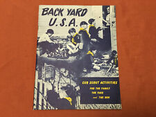 Boy Scouts of America - Back Yard U.S.A. - 1961 Edition - Staplebound Guidebook picture