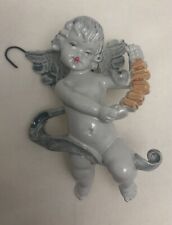 Vintage Angel Christmas Ornament From Italy Italian Holiday Cherub picture