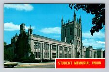 Columbia MO-Missouri, Student Memorial Union, Antique, Vintage Souvenir Postcard picture