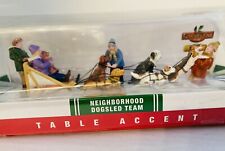 Lemax Neighborhood Dogsled Team Coventry Cove 2013 Christmas Village 53251 picture