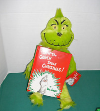 NEW Kohls Cares Grinch Who Stole Christmas Dr. Seuss Plush Doll Plus Book W/tag picture