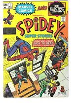 Spidey Super Stories and the Electric Company #1 October 1974 FN picture