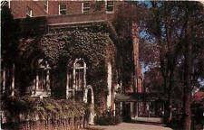 Glens Falls New York~Queensbury Hotel~Ivy Covered~1950s Postcard picture