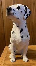 Sandra Brue Dalmatian Sitting Dog Figurine Sandicast 9” Sculpture Retired Signed picture