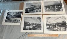 5 Antique 1907 Plates: USS Nero Frame Repairs @ Dry Dock Navy Yard New York picture
