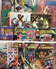 Marvel Comics Vision 1-4, Age of X 1-2, Sabertooth/Mystique 1-4, L.H.S 1-5 picture