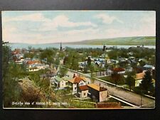 Postcard Watkins NY - c1900s Birds Eye View of Town - Seneca Lake picture