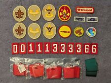 Boy Scouts of America BSA Mixed Lot Patches, Ranks, Epaulettes, Numbers, Other picture