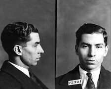1928 CHARLES LUCKY LUCIANO Glossy Mug Shot 8x10 Photo American Gangster Mobster picture