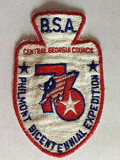 1976 Central Georgia Council Philmont Bicentennial Expedition Patch picture
