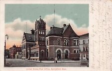 1906 Springfield Massachusetts MA United States Post Office Postcard picture