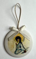 DeGrazia Collectors Edition Angel Christmas Ornament, Gorgeous, Ships Fast picture