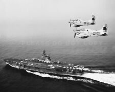 AD-5W Skyraider AEW Aircraft Photo USS Forrestal Aircraft Carrier 8X10 1960 picture