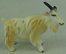 Vintage Miniature Billy Goat Figurine   Has BROKEN Horn Mini Yellow picture