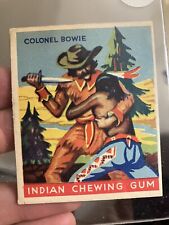 1933 Colonel Bowie Indian Gum #53 VG-EX picture