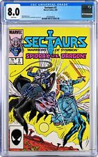 Sectaurs #2 CGC 8.0 (Aug 1985, Marvel) Bill Mantlo Story, Coleco Action Figures picture