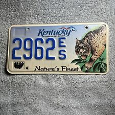 Kentucky Natures Finest Bobcat License Plate 2962ES picture